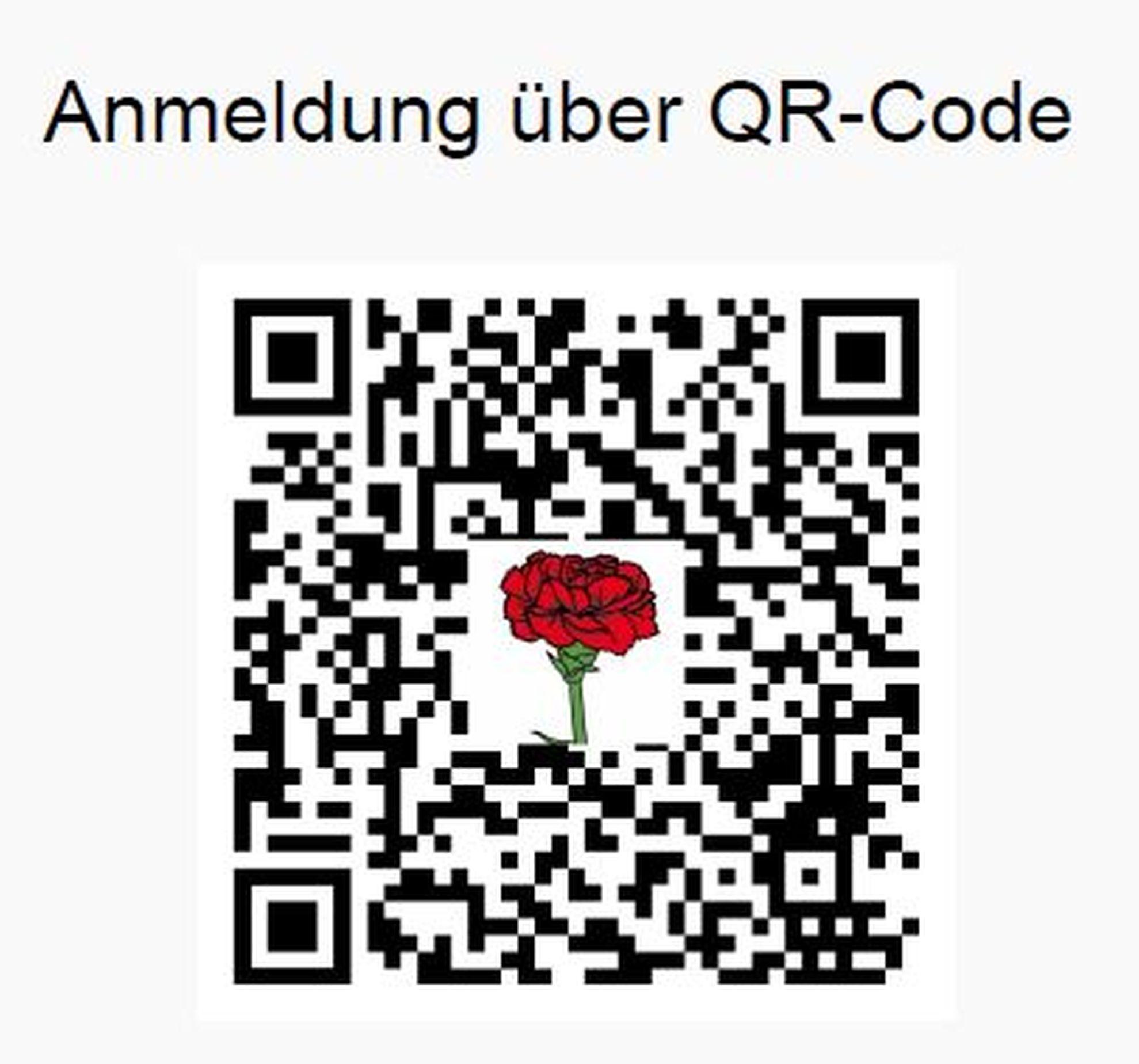QR Code zur Anmeldung für Demozug und Konvoi