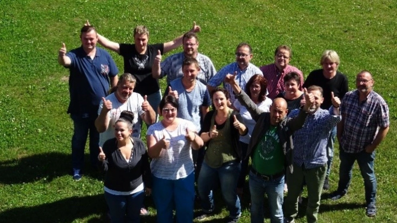 Gruppenfoto der Vertrauensleute Amberg