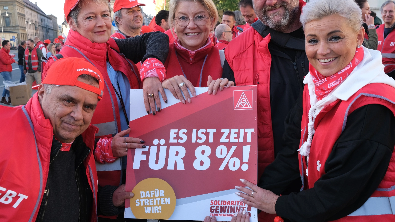 Demo Kundgebung Tarifrunde München
