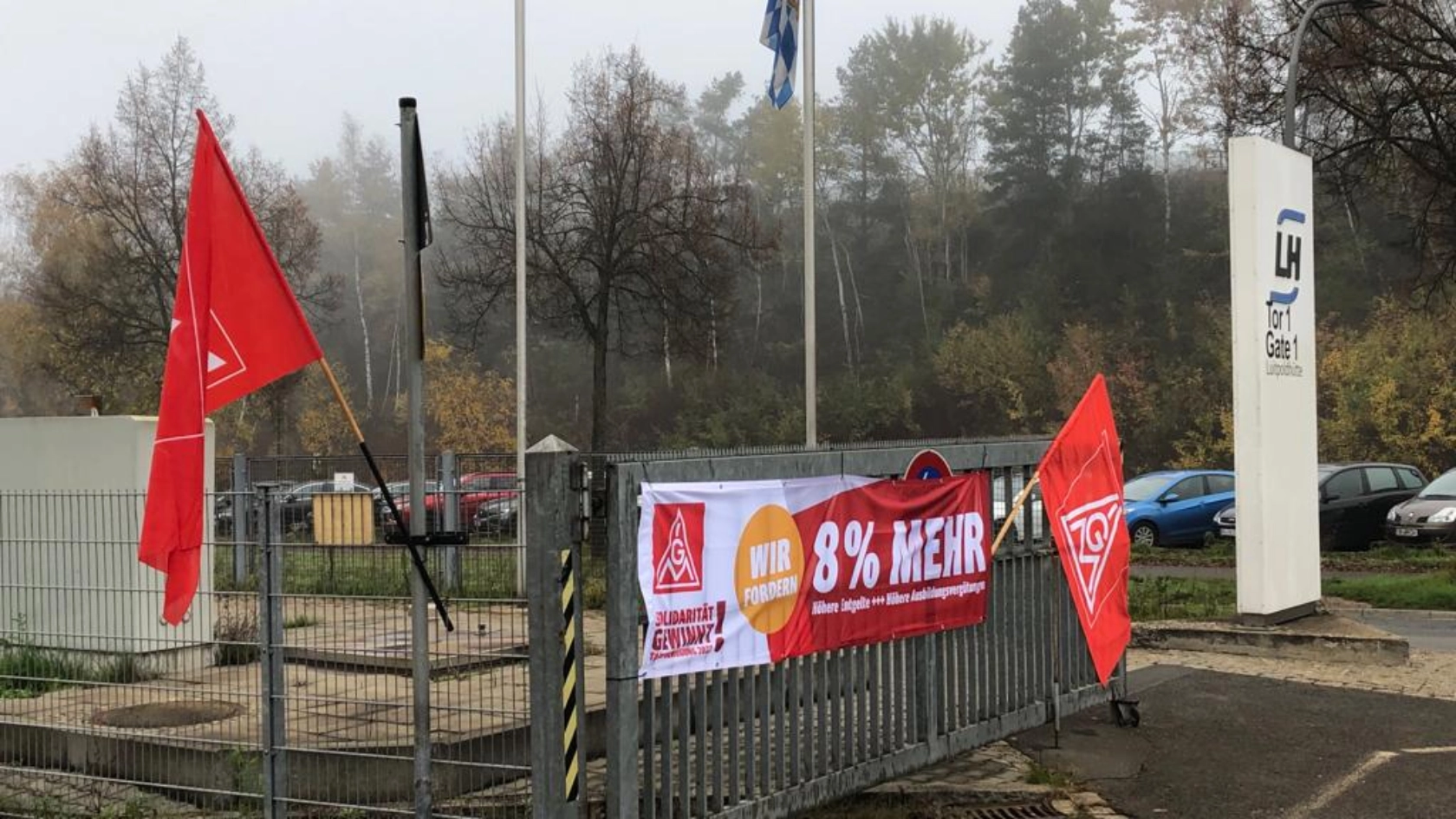 Die Luitppoldhütte ist bereit für den ersten Warnstreik, TR MuE 2022