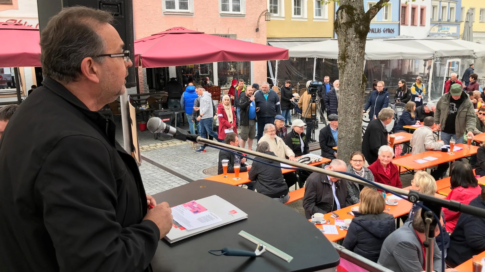 Eindrücke der Maifeier 2022 in Weiden