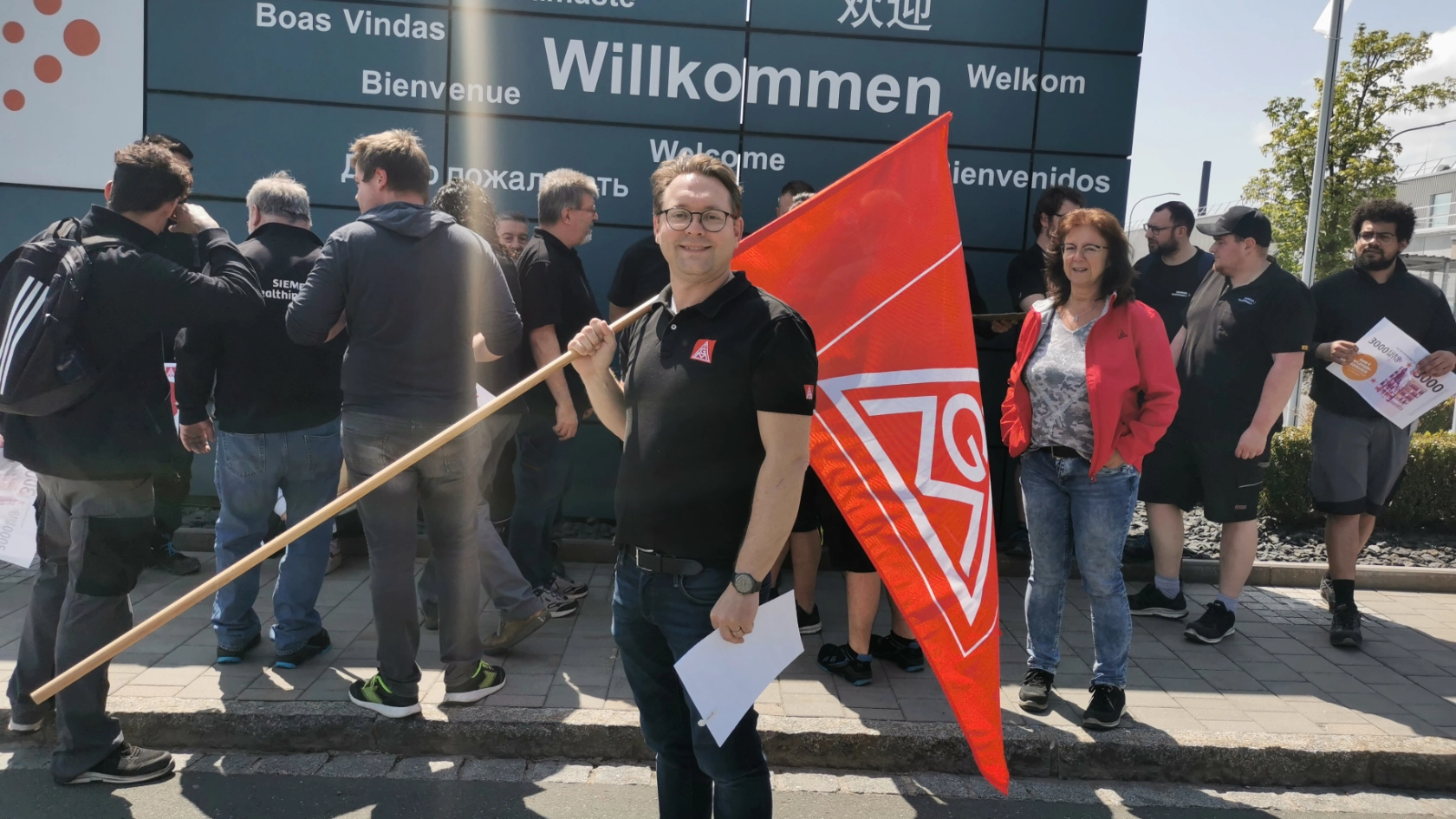 Aktion in der Mittagspause