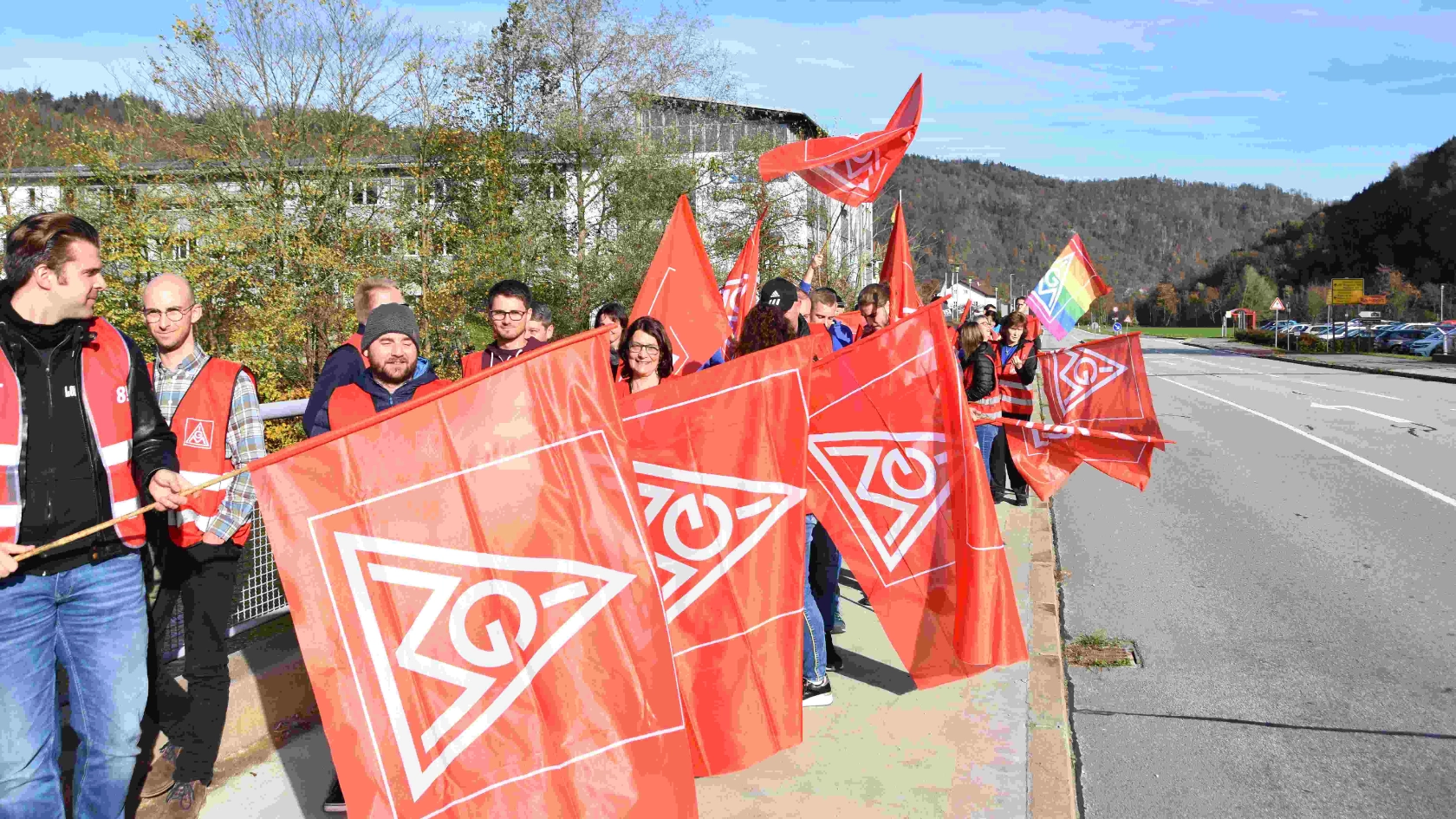 Warnstreik Metall&Elektro Tarifrunde 2022 Sumida Obernzell