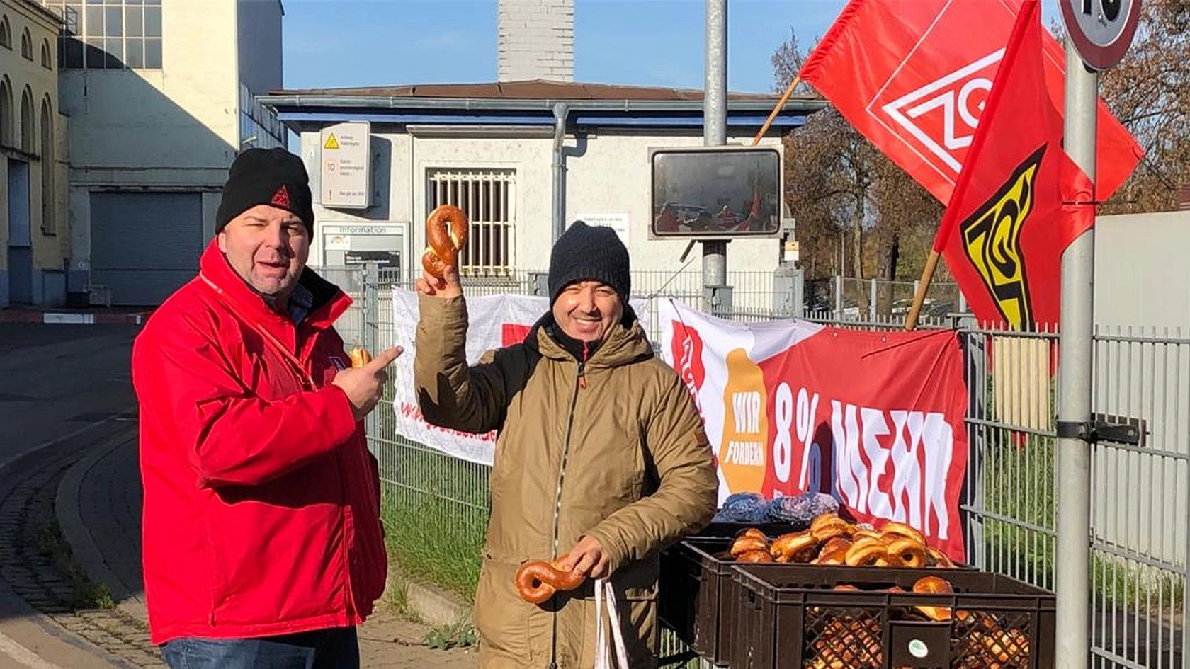 2. Warnstreik bei der Luitpoldhütte TR MuE