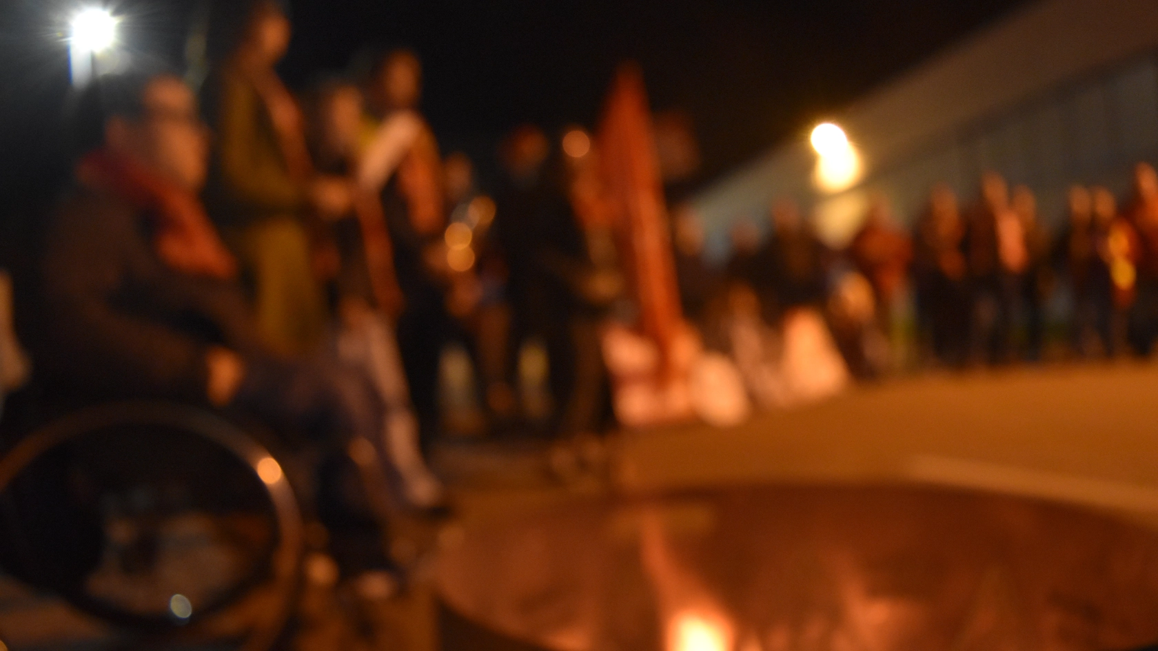 Eindrücke von der Mitternachtsaktion bei Grammer zum Ende der Friedenspflicht in der TR MuE 2022