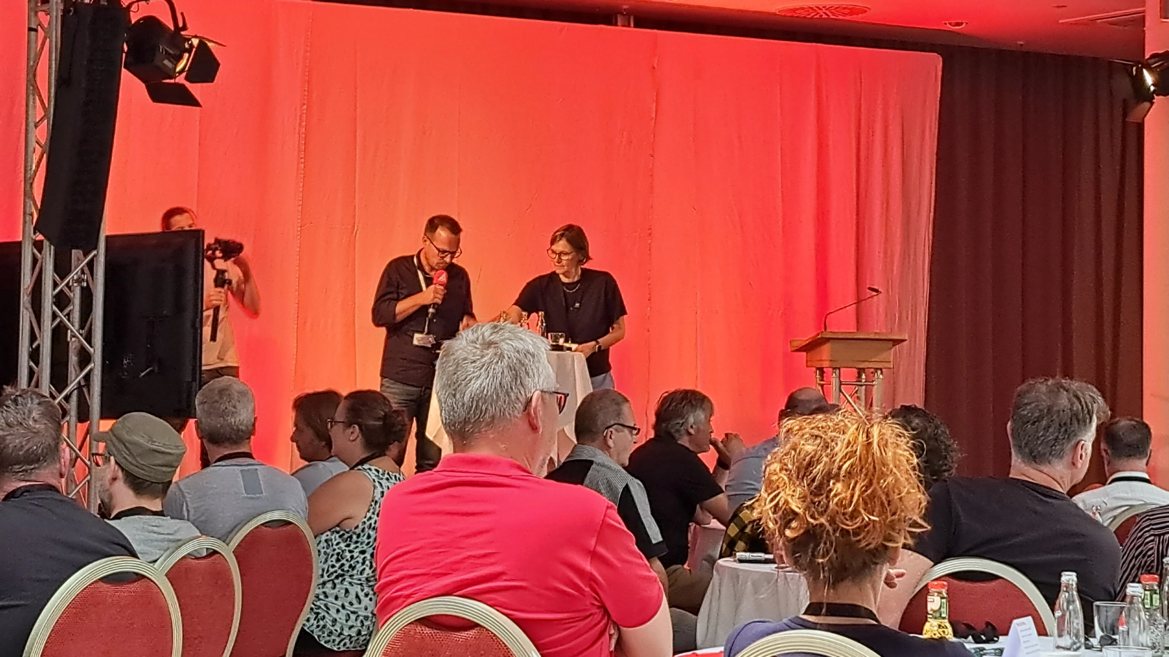 Christiane Benner auf der bayerischen VL-Konferenz in München