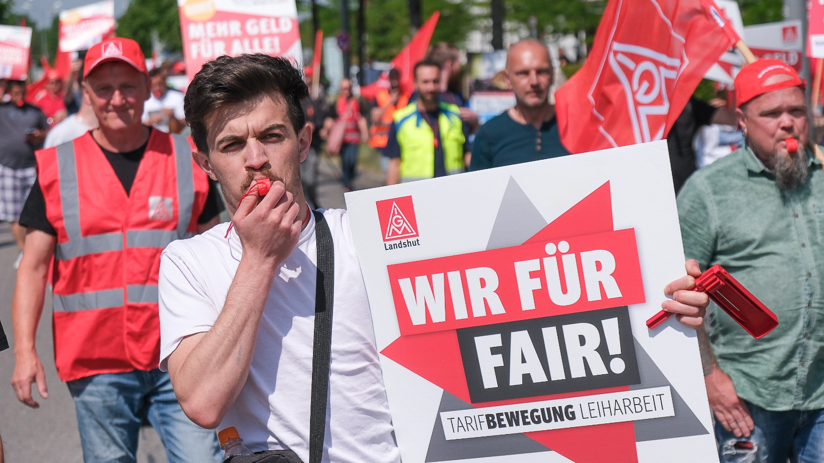 Aktionstag Leiharbeit: Demozug und Kundgebung in München