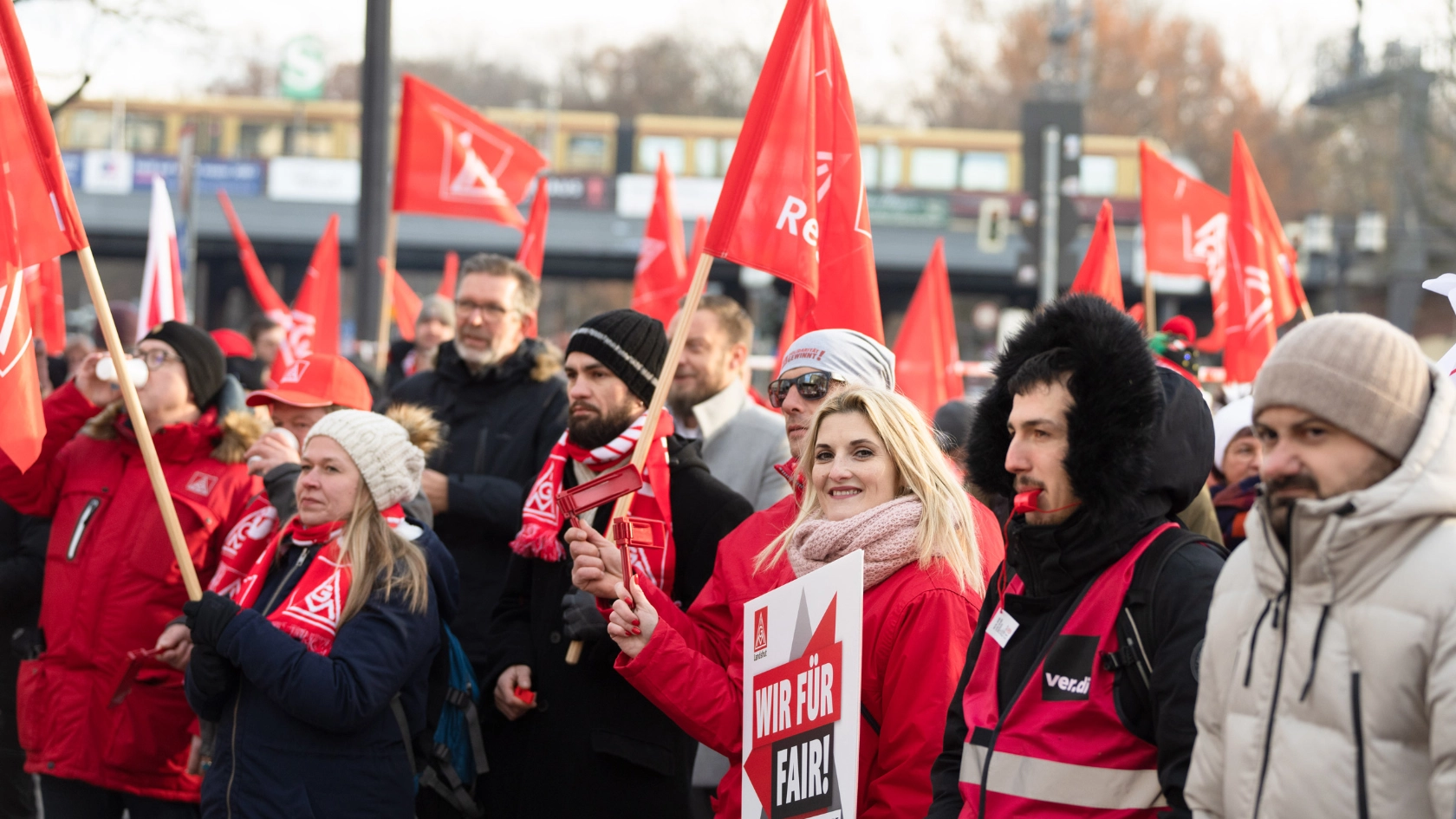 Aktionstag Leiharbeit in Berlin 2022