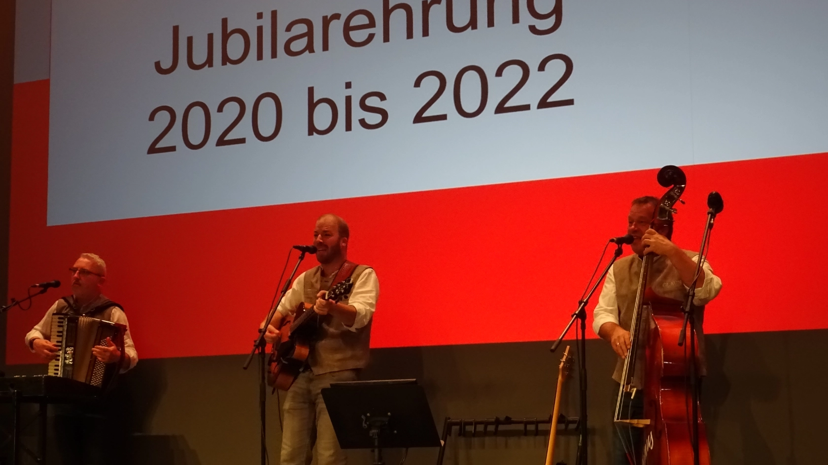 Band bei Jubilarehrung