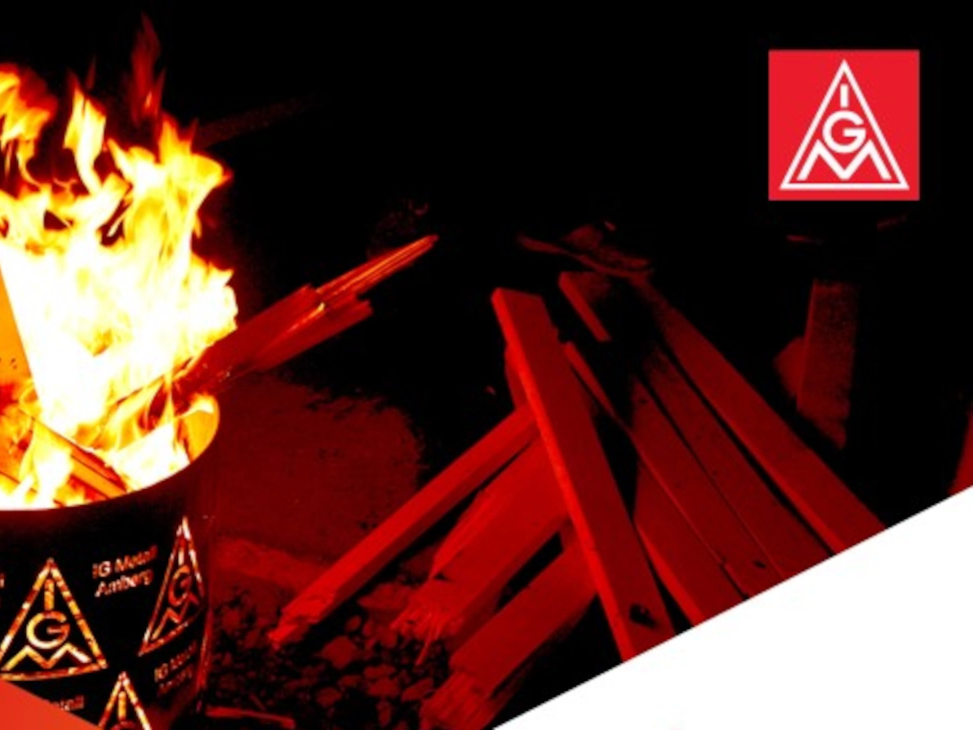 Feuertonne IGMetallAmberg Orgawahl