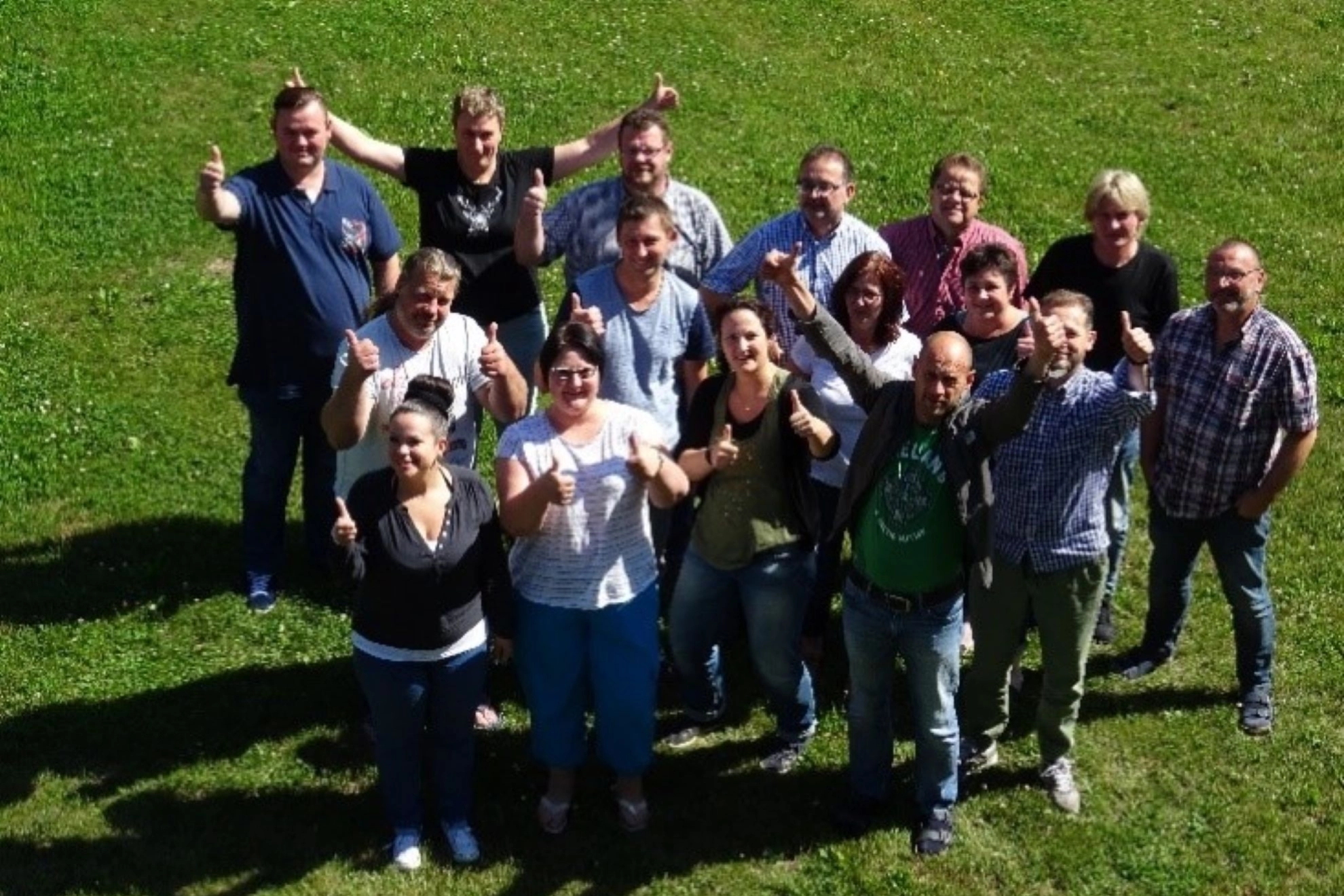 Gruppenfoto der Vertrauensleute Amberg