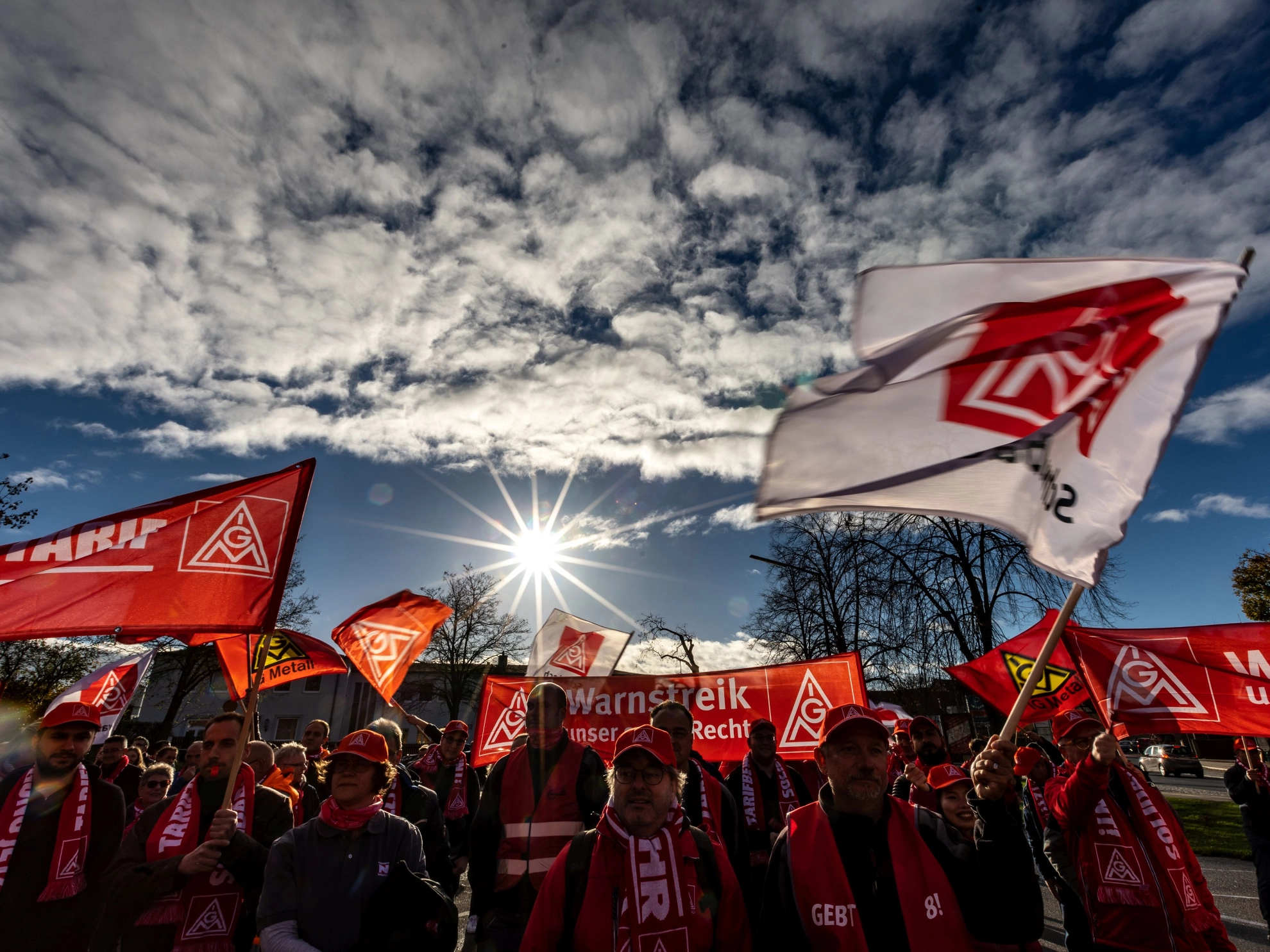 Zentraler Warnstreik in Roth