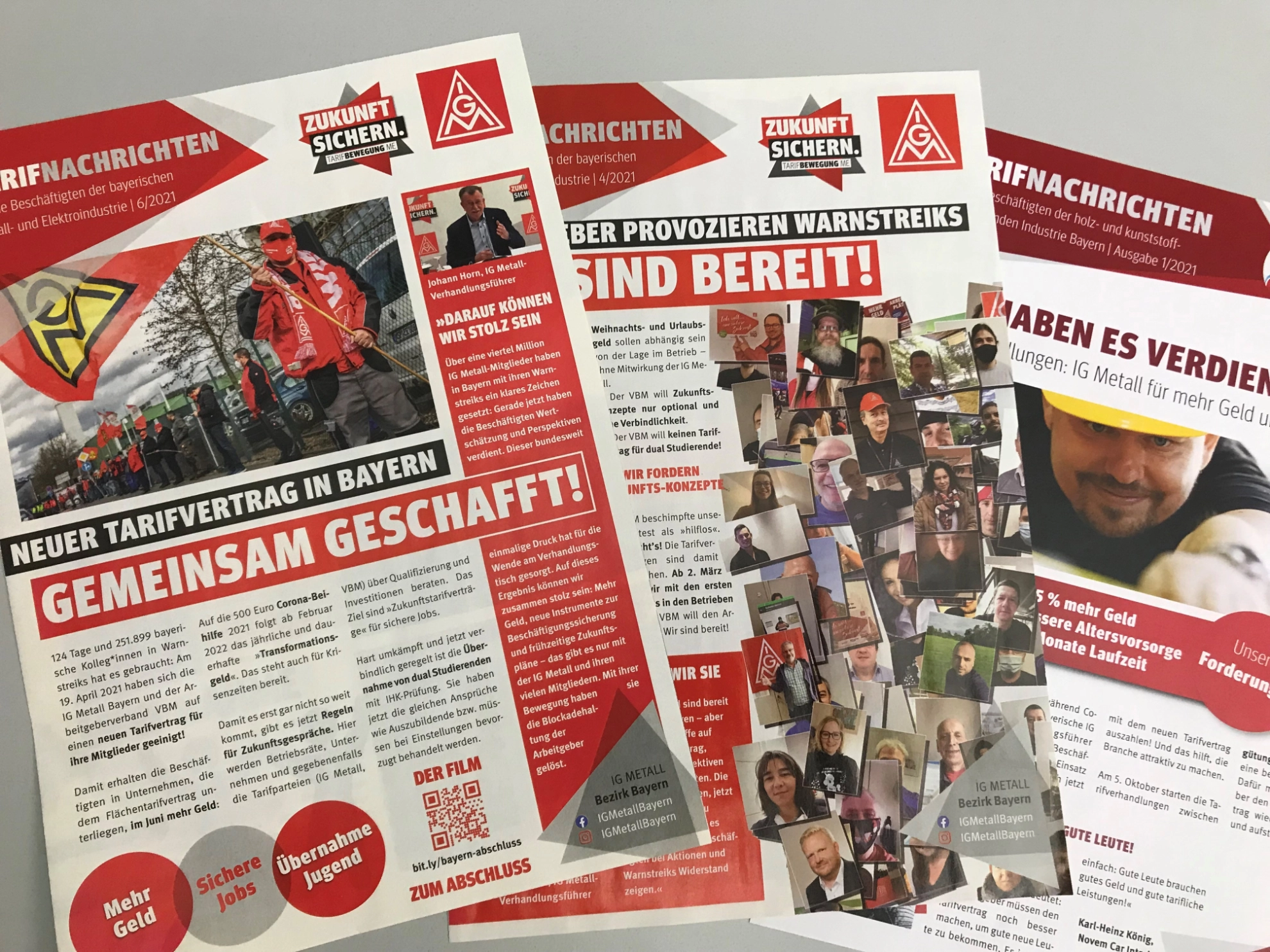 Tarifnachrichten Flugblatt Symbolbild