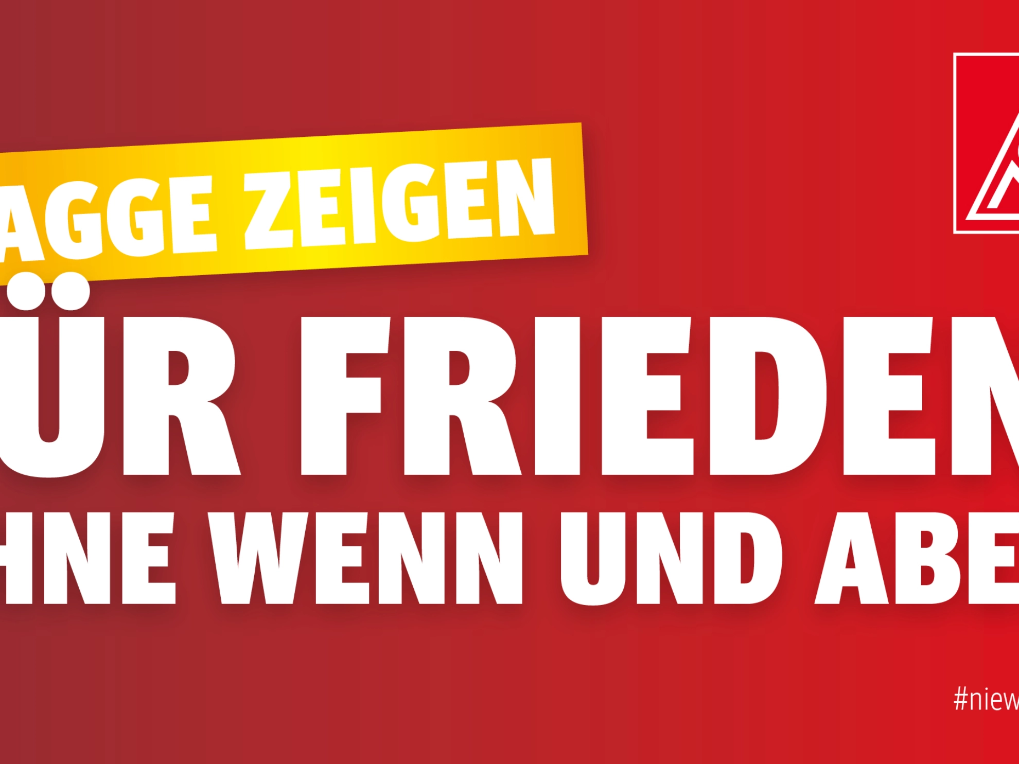 Teaserbild Flagge zeigen für Frieden