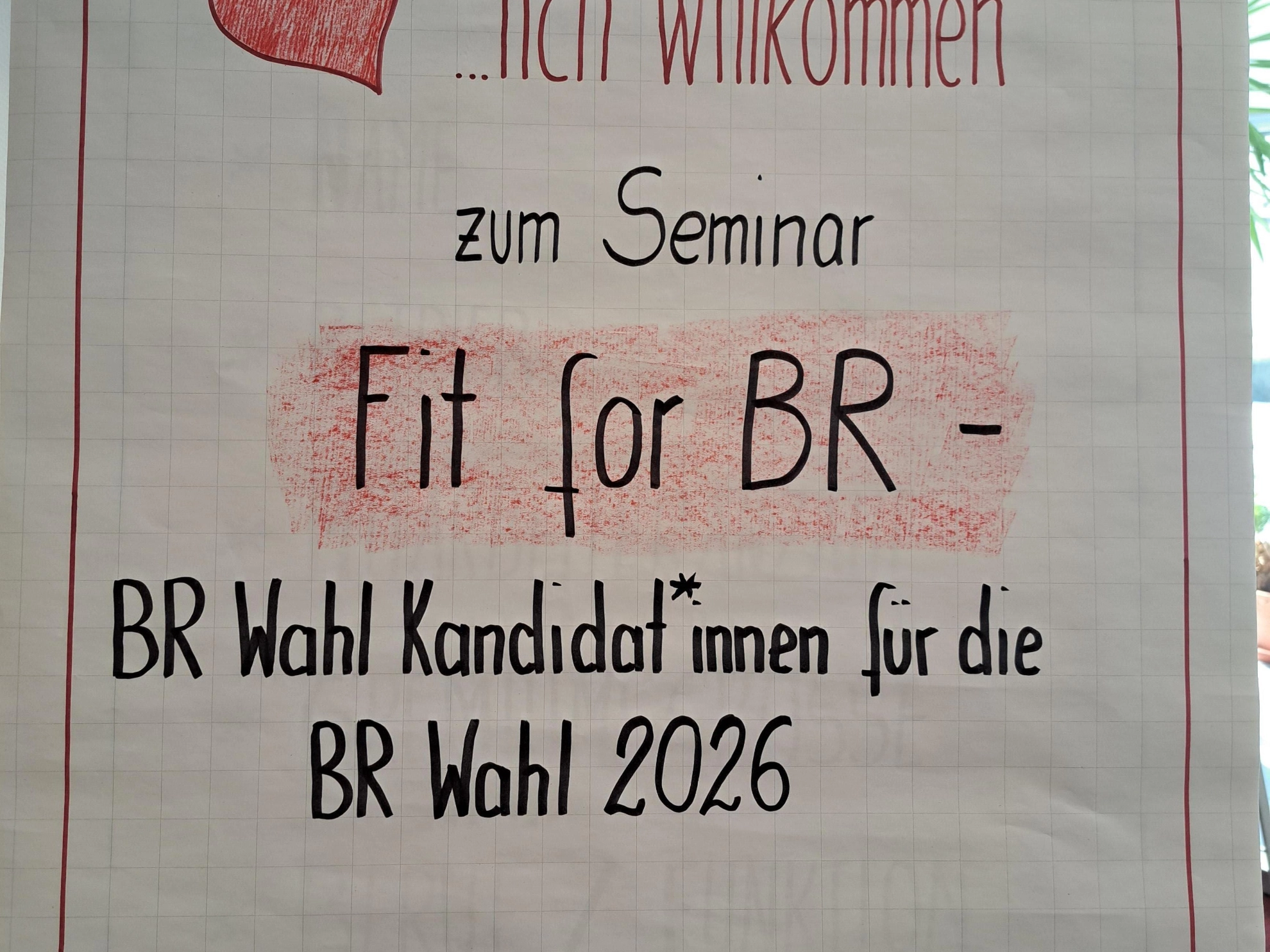 Willkommen zum Wochenendseminar Fit for BR