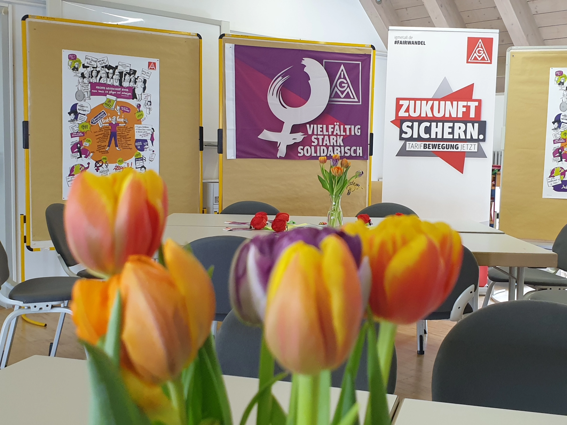 Frauenfrühstück im Saal des Gewerkschaftshause am 12.03.2022