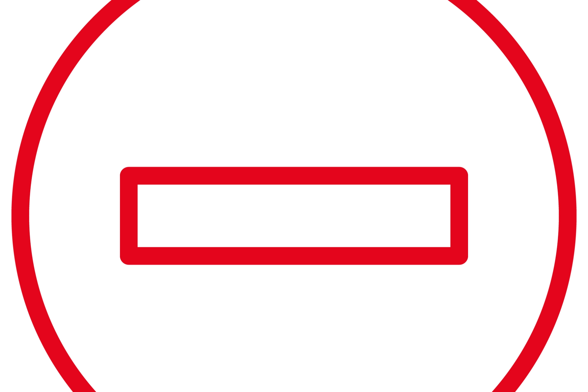 social Media icon "minus"