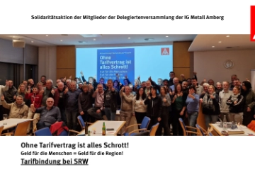 SRW metalfloat im Streik