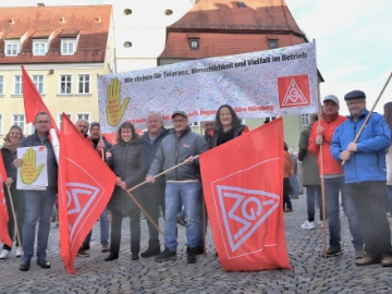 Demonstration für Demokratie, Freiheit und Vielfalt in Auerbach