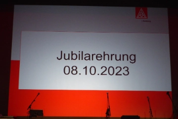 Jubilarehrung der IG Metall Amberg
