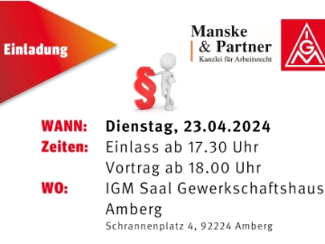 Einladung zum Arbeitsrecht am Abend 
