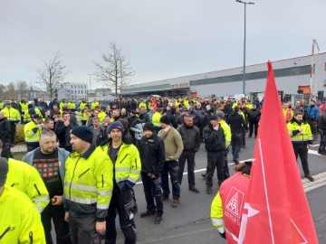 Warnstreikwelle in vollem Gange