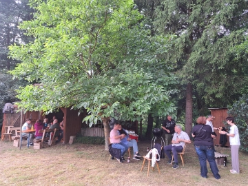 Die Metaller beim Holzerer-Treffen 