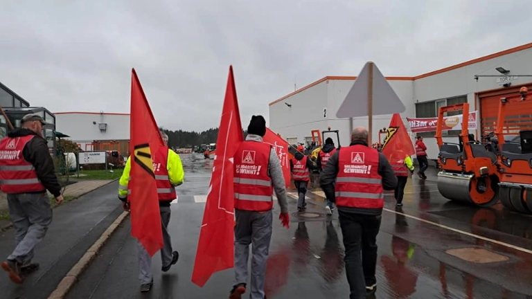 1. Warnstreik bei Hamm TR MuE 2022