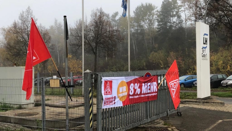 Die Luitppoldhütte ist bereit für den ersten Warnstreik, TR MuE 2022