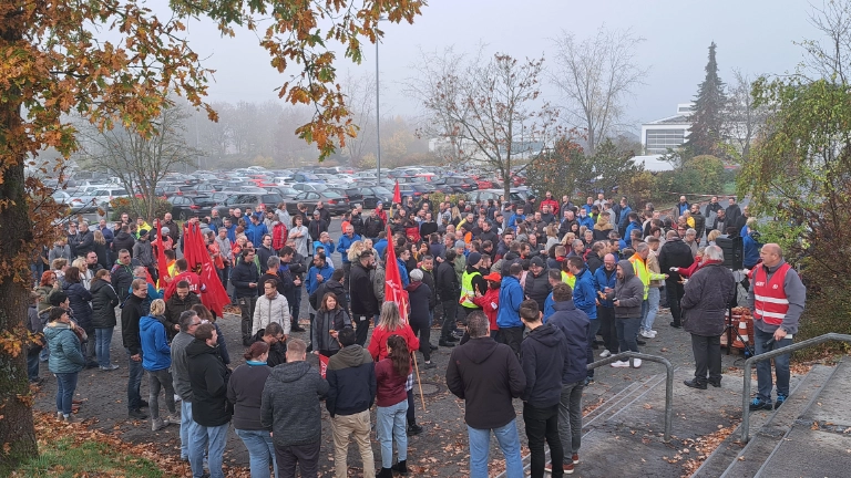 Warnstreik 1. Welle bei ZF