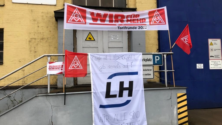 Die Luitppoldhütte ist bereit für den ersten Warnstreik, TR MuE 2022