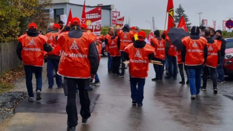 Warnstreik Kennametal in Vohenstrauß