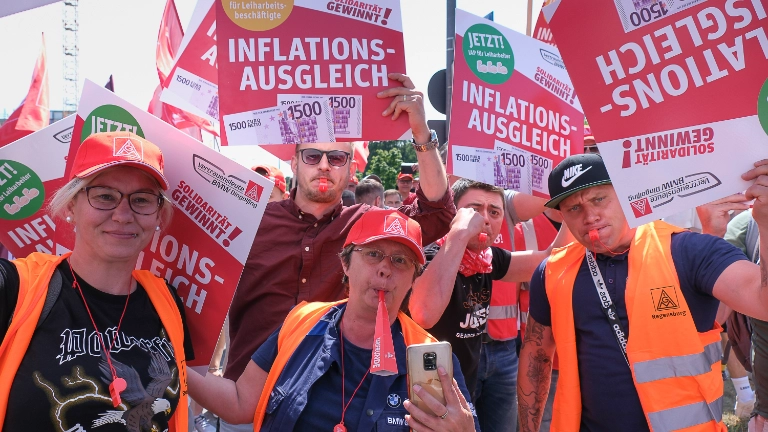 Aktionstag Leiharbeit: Demozug und Kundgebung in München