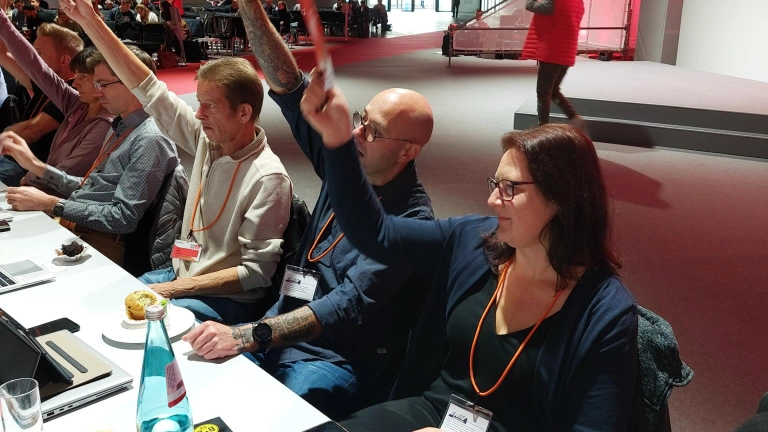 Die Amberger Delegierten am Gewerkschaftstag 2023