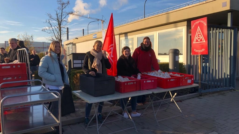 1. Warnstreik Siemens Kemnath TR MuE 2022