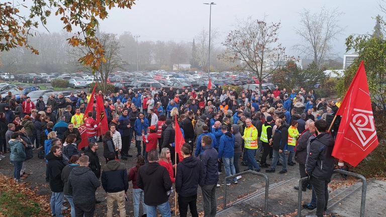 Warnstreik 1. Welle bei ZF