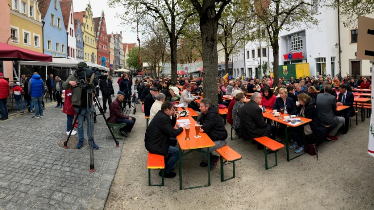 Eindrücke der Maifeier 2022 in Weiden