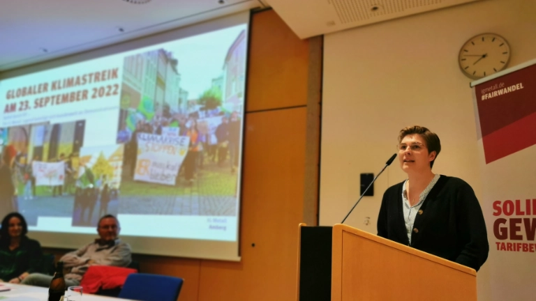 Katrin bei 10. Delegiertenversammlung