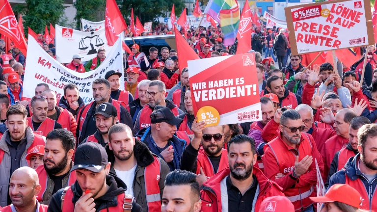 Demo Kundgebung Tarifrunde München