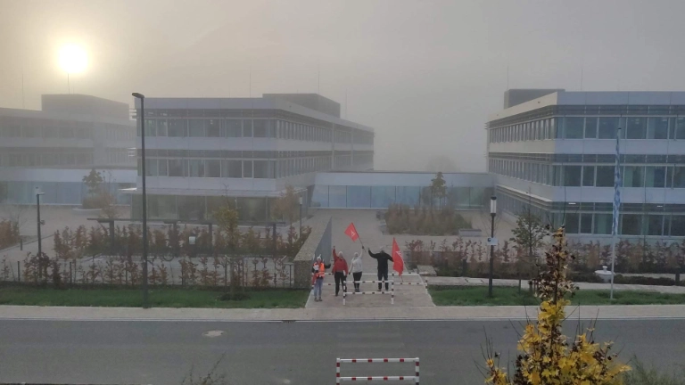 Verteilung der Warnstreikaufrufe für die 1. Welle bei Grammer Tr MuE 2022