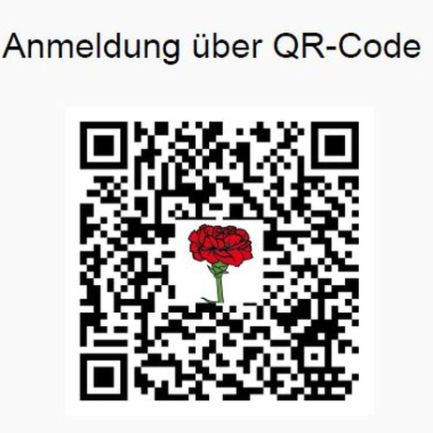 QR Code zur Anmeldung für Demozug und Konvoi