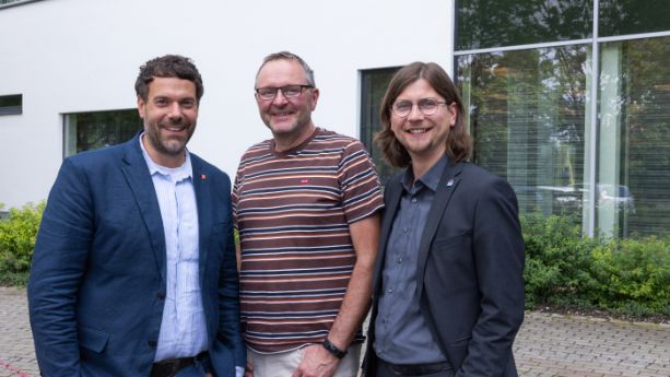 Benjamin Freund, Udo Fechtner und Rico Irmischer (von links)