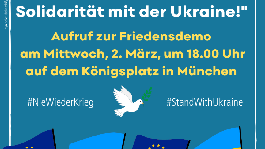 Aufruf zur Friedensdemo des DGB